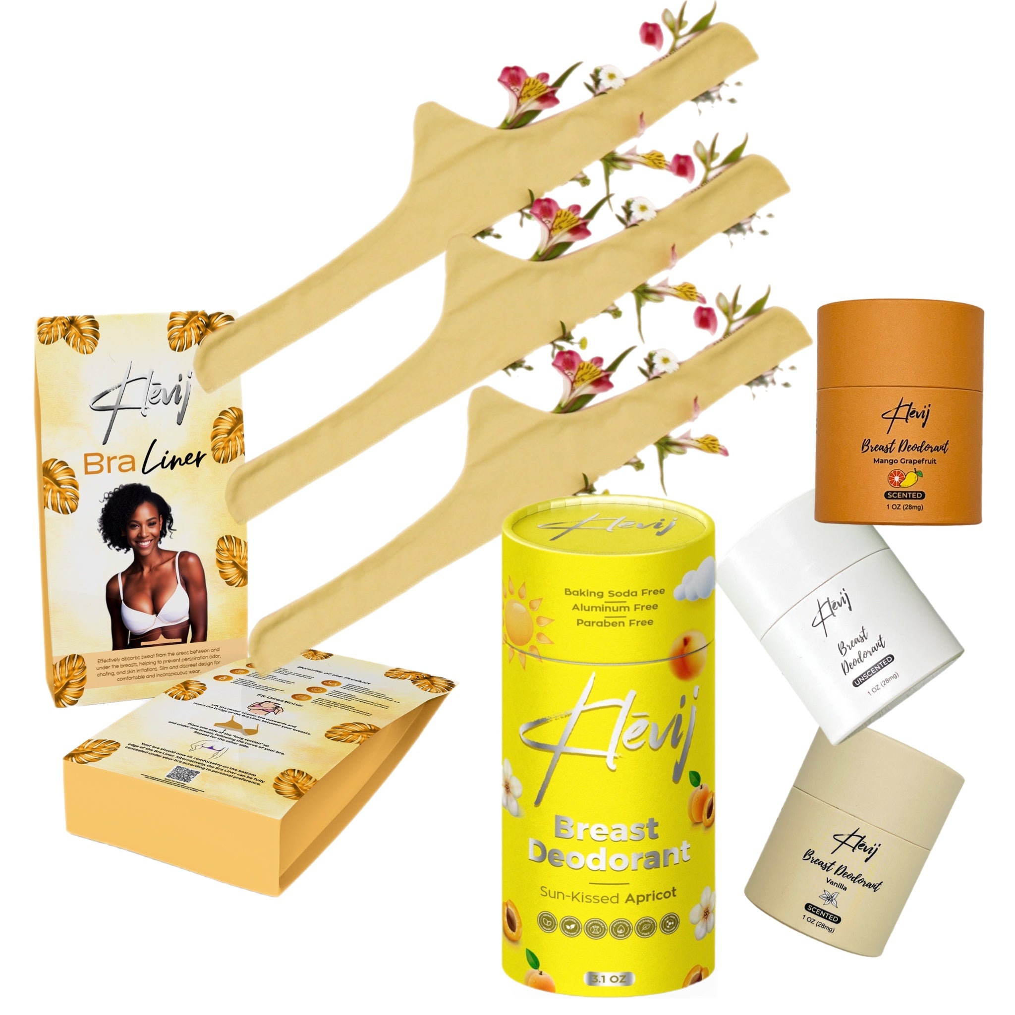 Klevij Sweat & Odor Control Essentials Breast Friends Gift Set: Luxurious Fragrances and Gentle Comfort