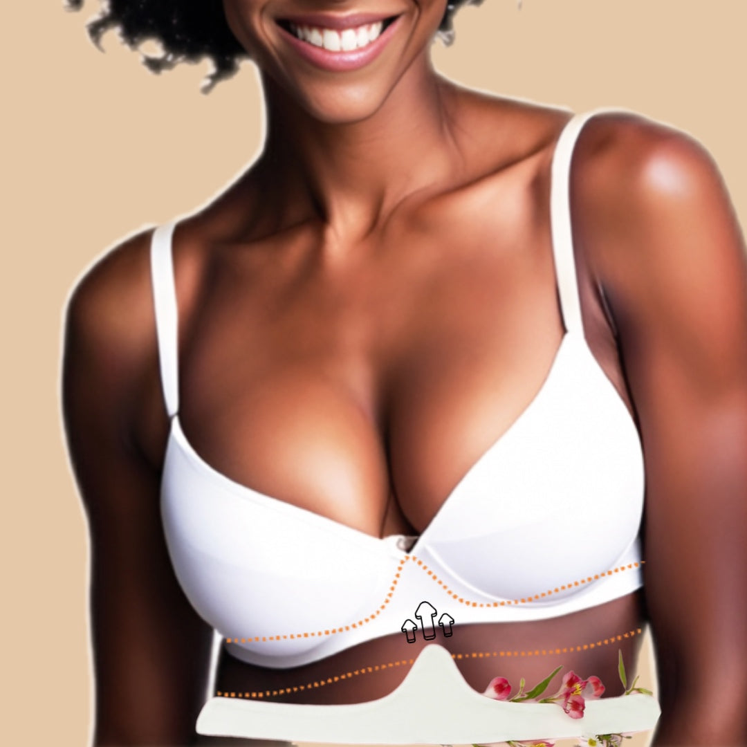 100% Cotton Bra Liner 3-Pack, Size: Large, White by More of Me to